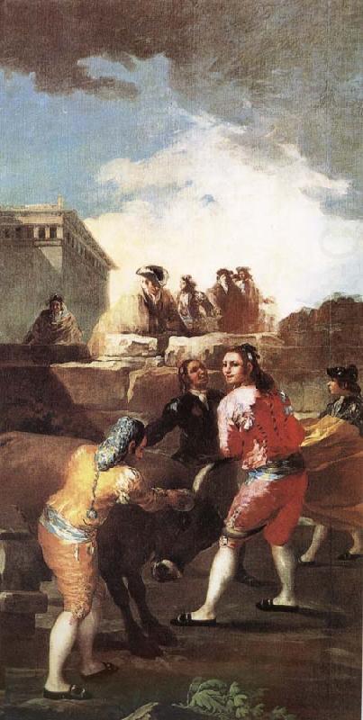 Francisco Goya La Novillada china oil painting image
